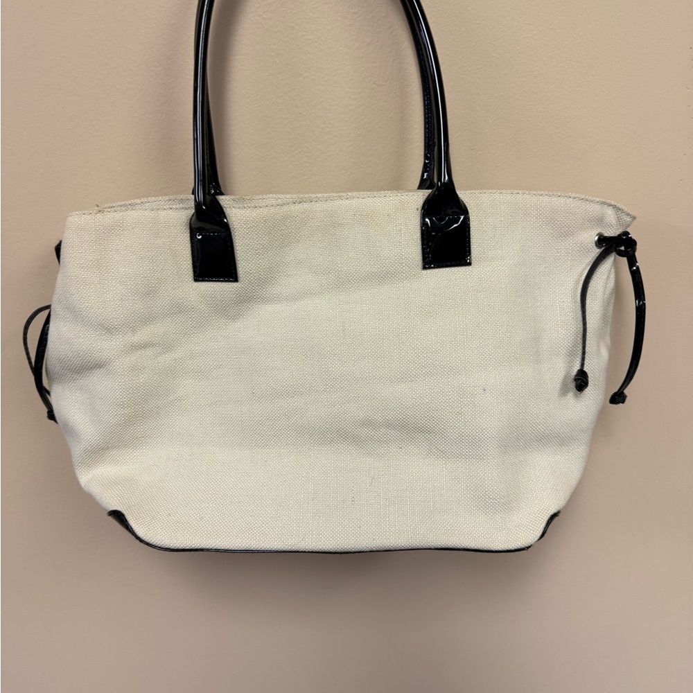Ralph Lauren Elegant Cream and Black Women's Tote Bag - Picture 2 of 9